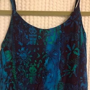 Batik maxi dress - boutique purchase